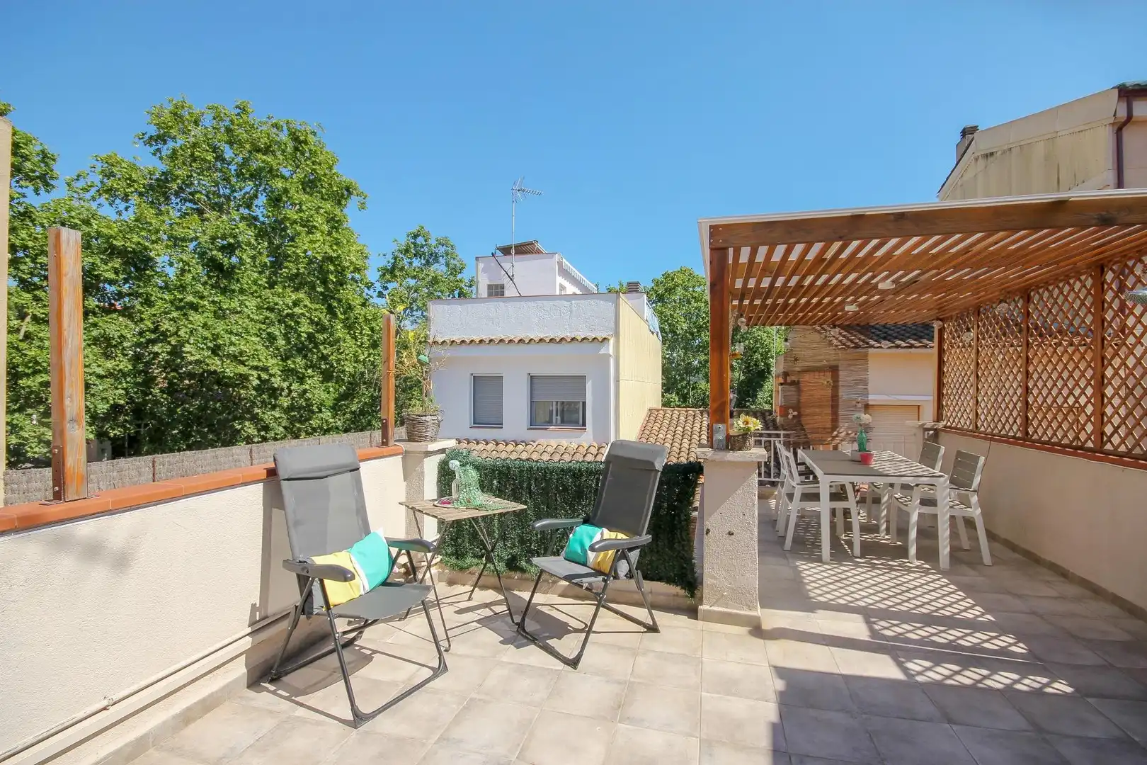 Terraza de Ático en venta en Cerdanyola del Vallès con Aire acondicionado, Calefacción y Jardín privado