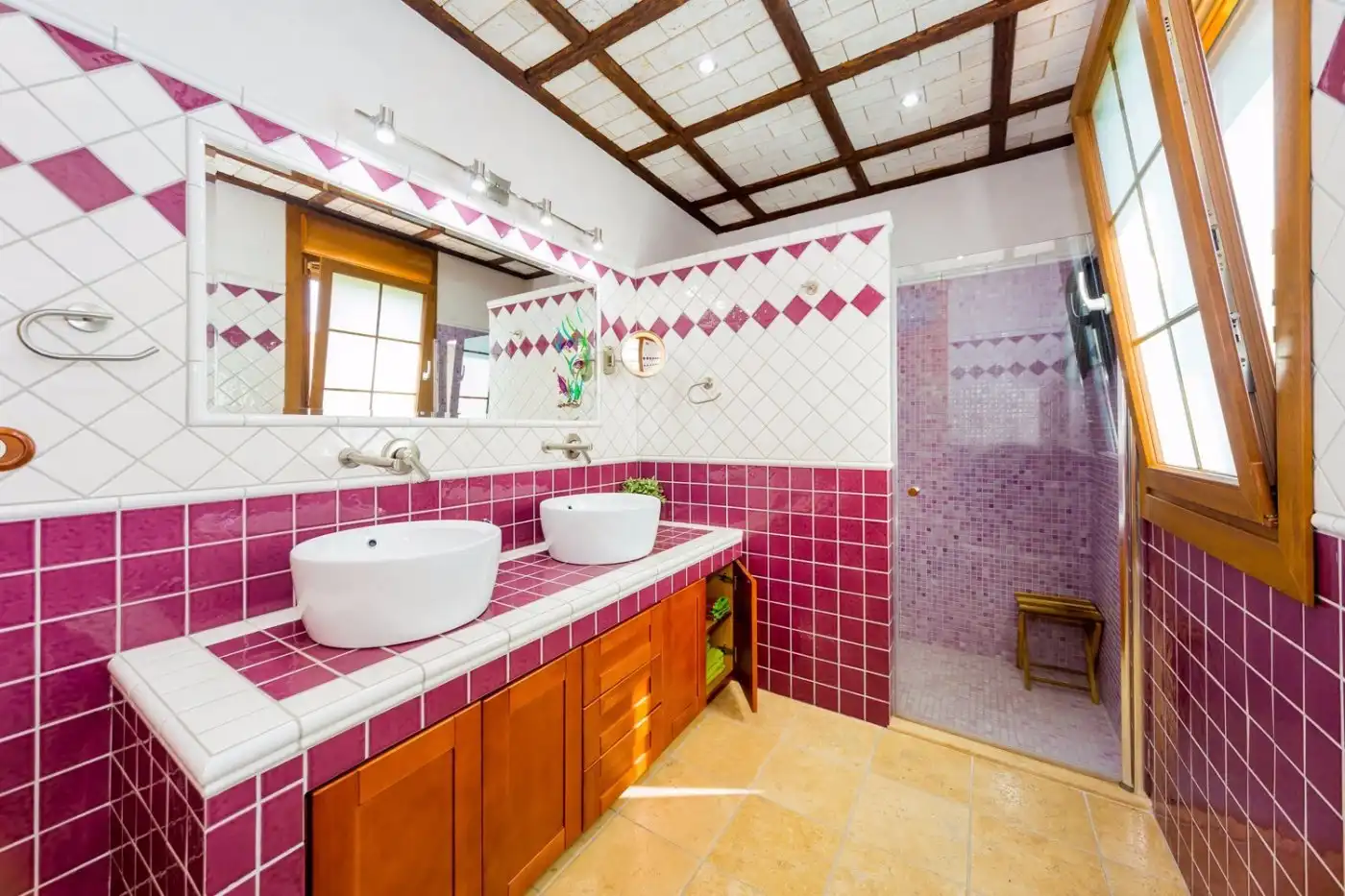 Baño de Finca rústica en venta en Almoradí con Aire acondicionado, Calefacción y Jardín privado
