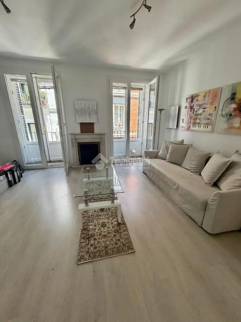 Sala de estar de Piso de alquiler en Madrid