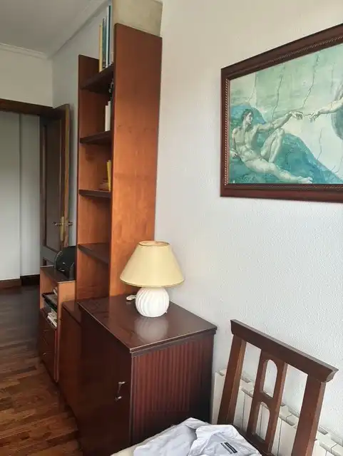 Sala d'estar de Pis de lloguer en Getxo  amb Calefacció, Forn i Rentadora