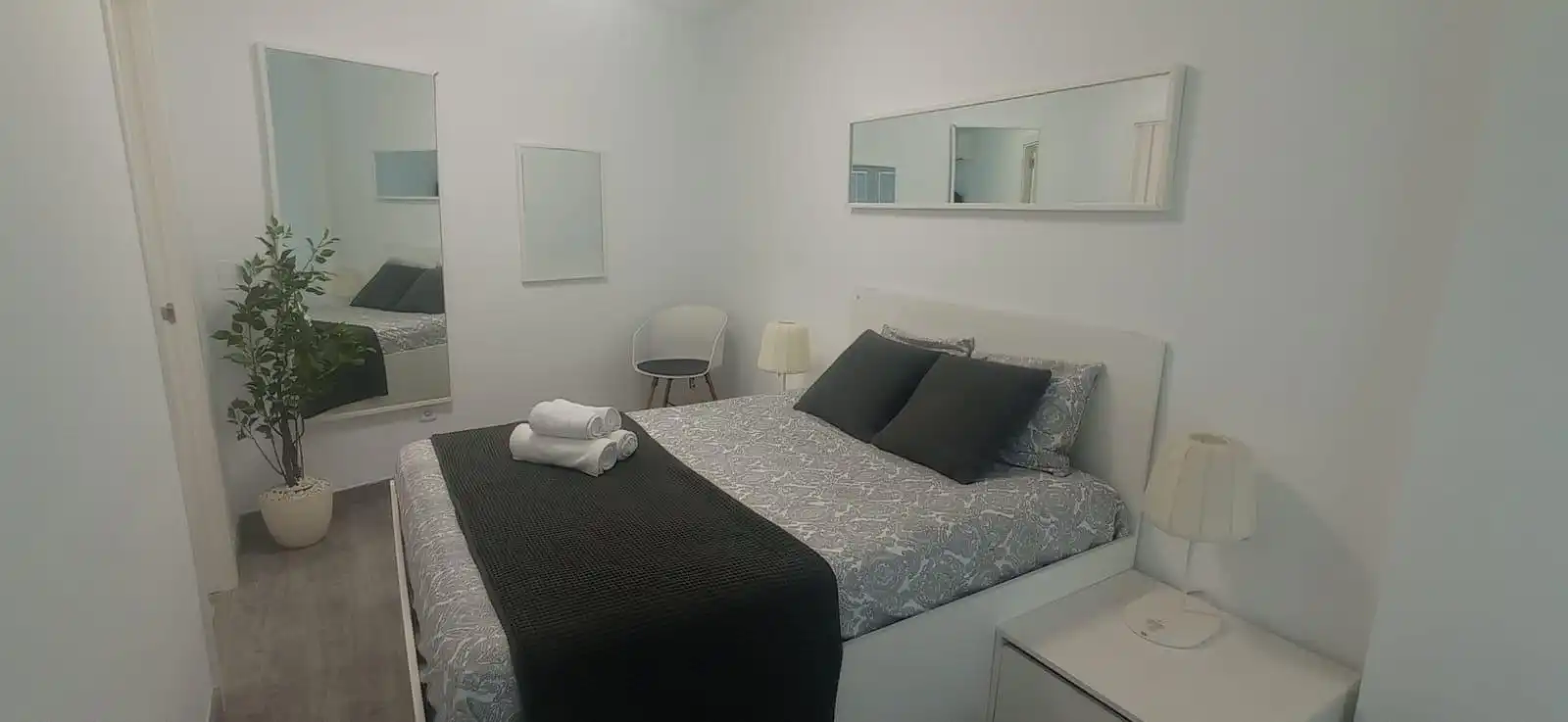Schlafzimmer von Wohnung zur Miete in Cartagena mit Klimaanlage und Möbliert