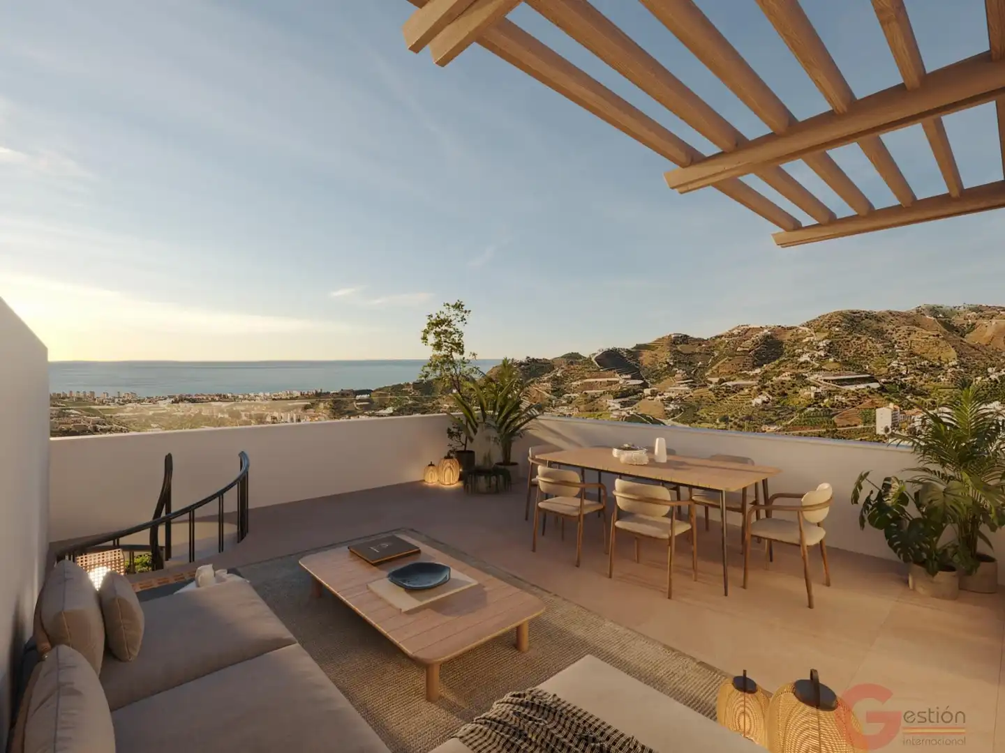 Àtic amb piscina en venda a Torrox Pueblo