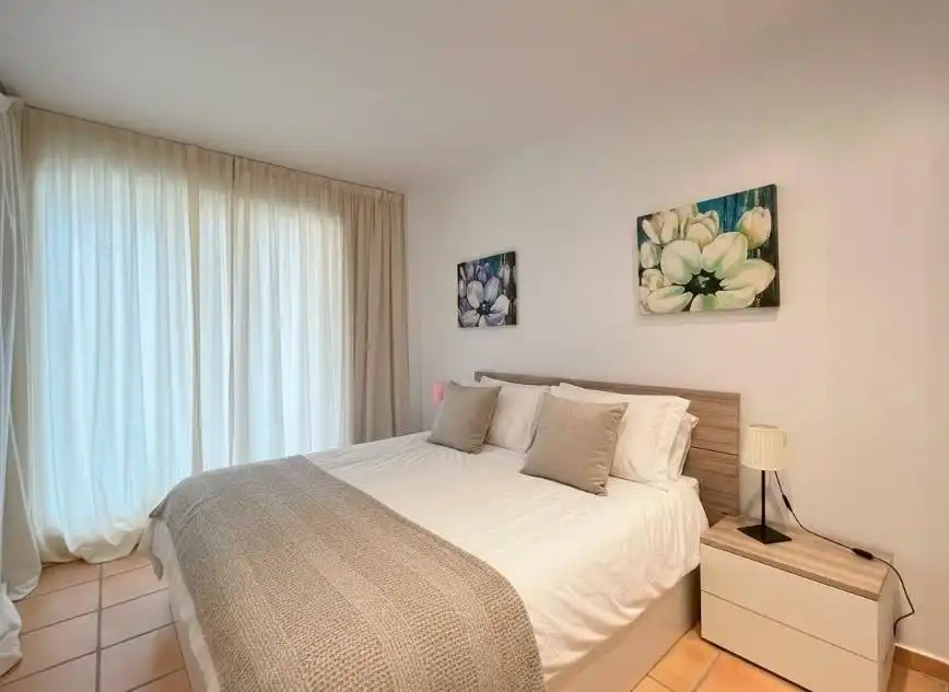 Bedroom of Flat for sale in San Jorge / Sant Jordi  with Air Conditioner, Private garden and Terrace