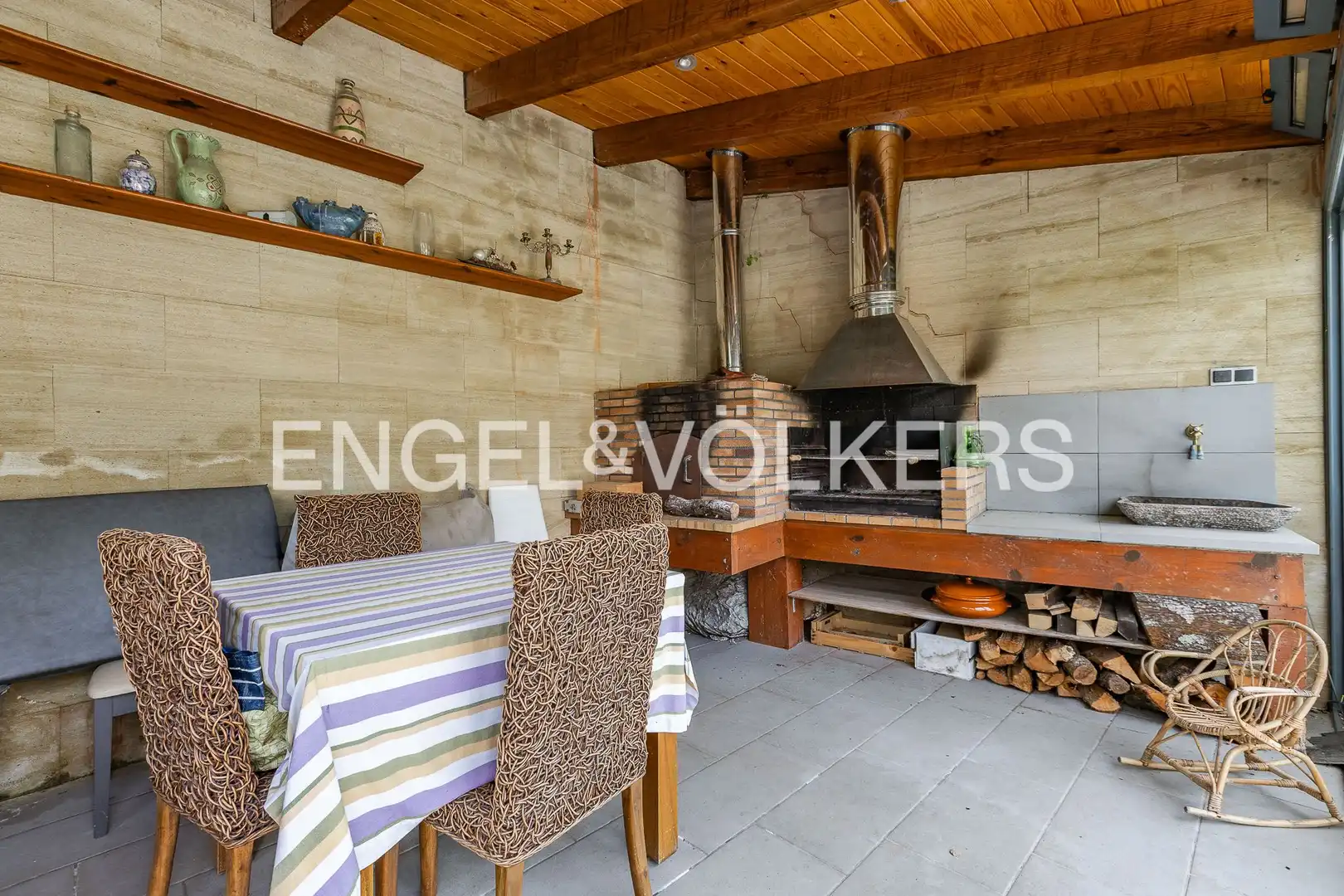 Terraza de Casa o chalet en venta en Matadepera con Aire acondicionado, Calefacción y Jardín privado
