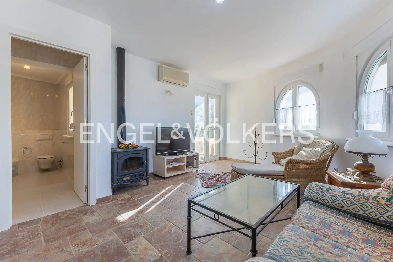 Living room of Houses for sale in Dénia  with Air Conditioner, Heating and Private garden