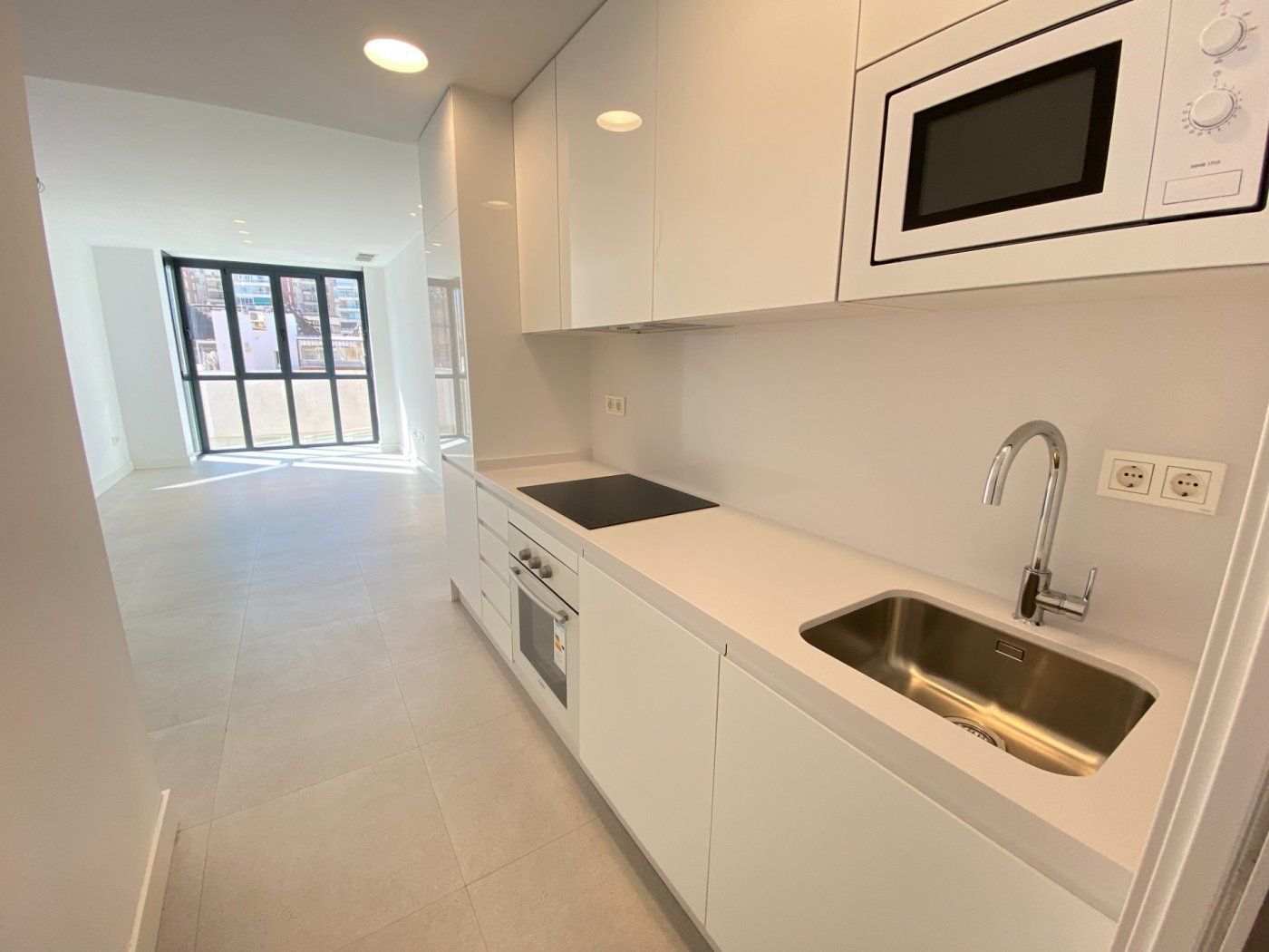 Cocina de Piso de alquiler en Málaga Capital con Aire acondicionado, Calefacción y Trastero