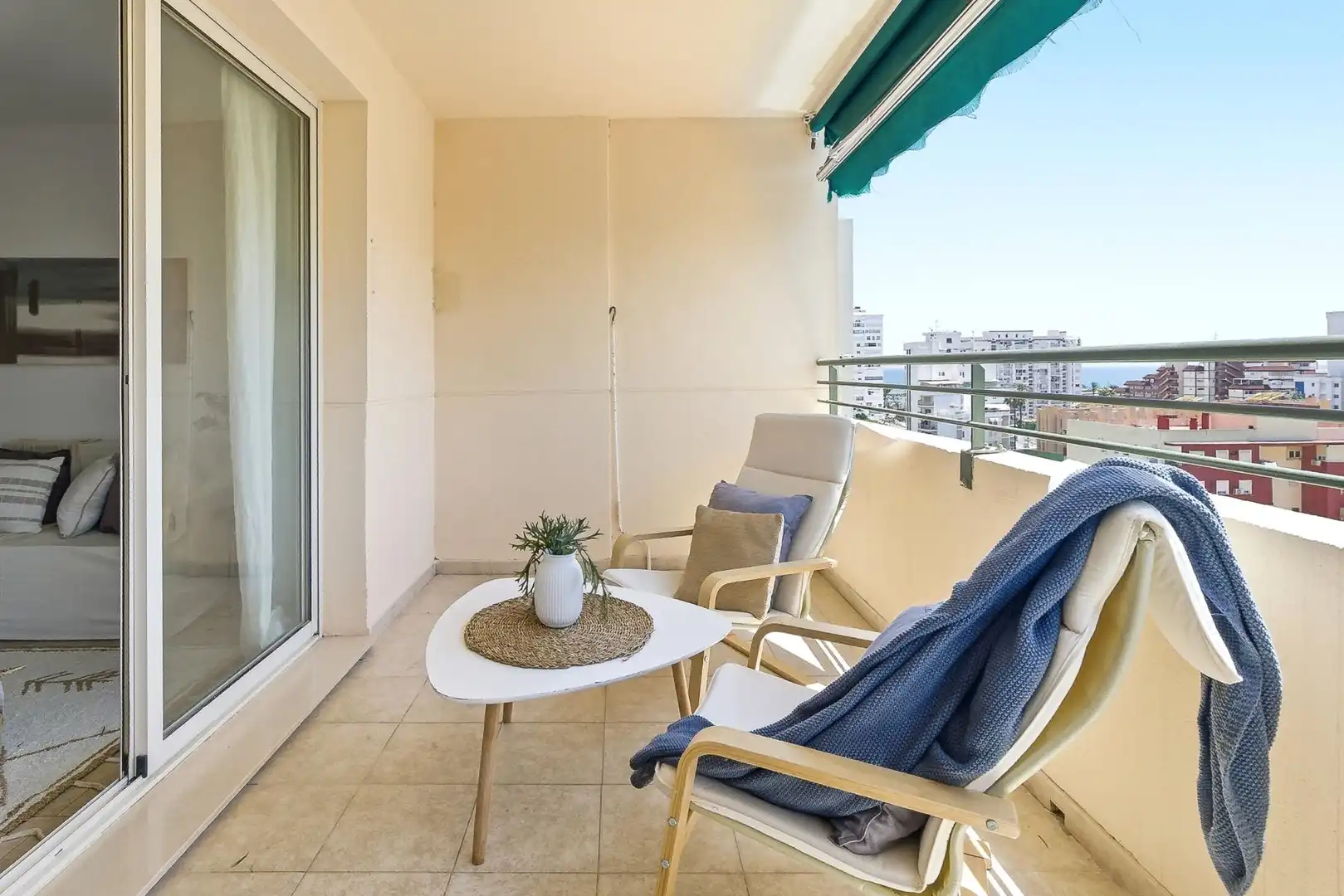 Balcony of Apartments for sale in La Pobla de Farnals  with Air Conditioner, Heating and Private garden