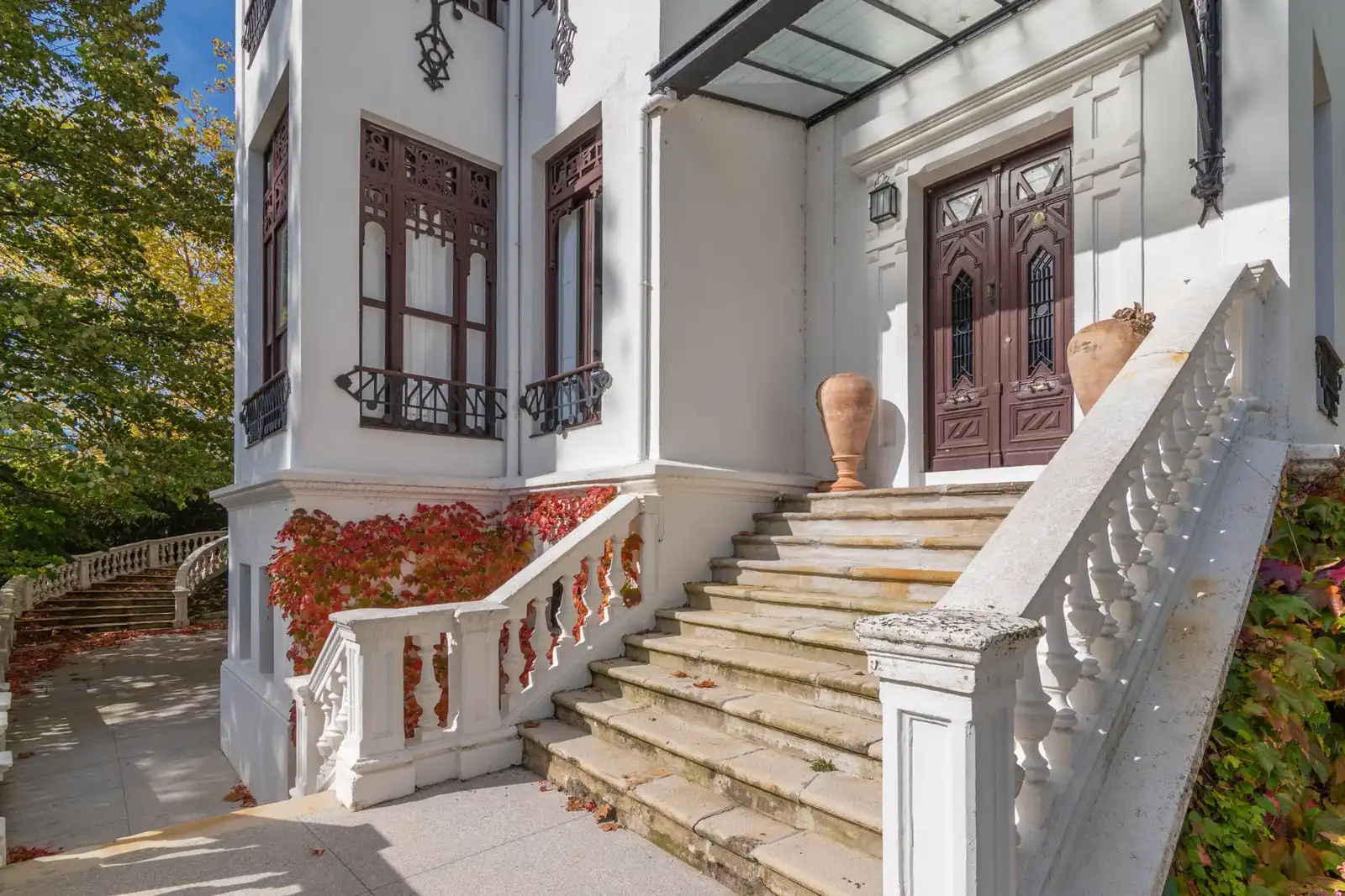 Vista exterior de Finca rústica en venta en Gordexola con Calefacción, Jardín privado y Terraza