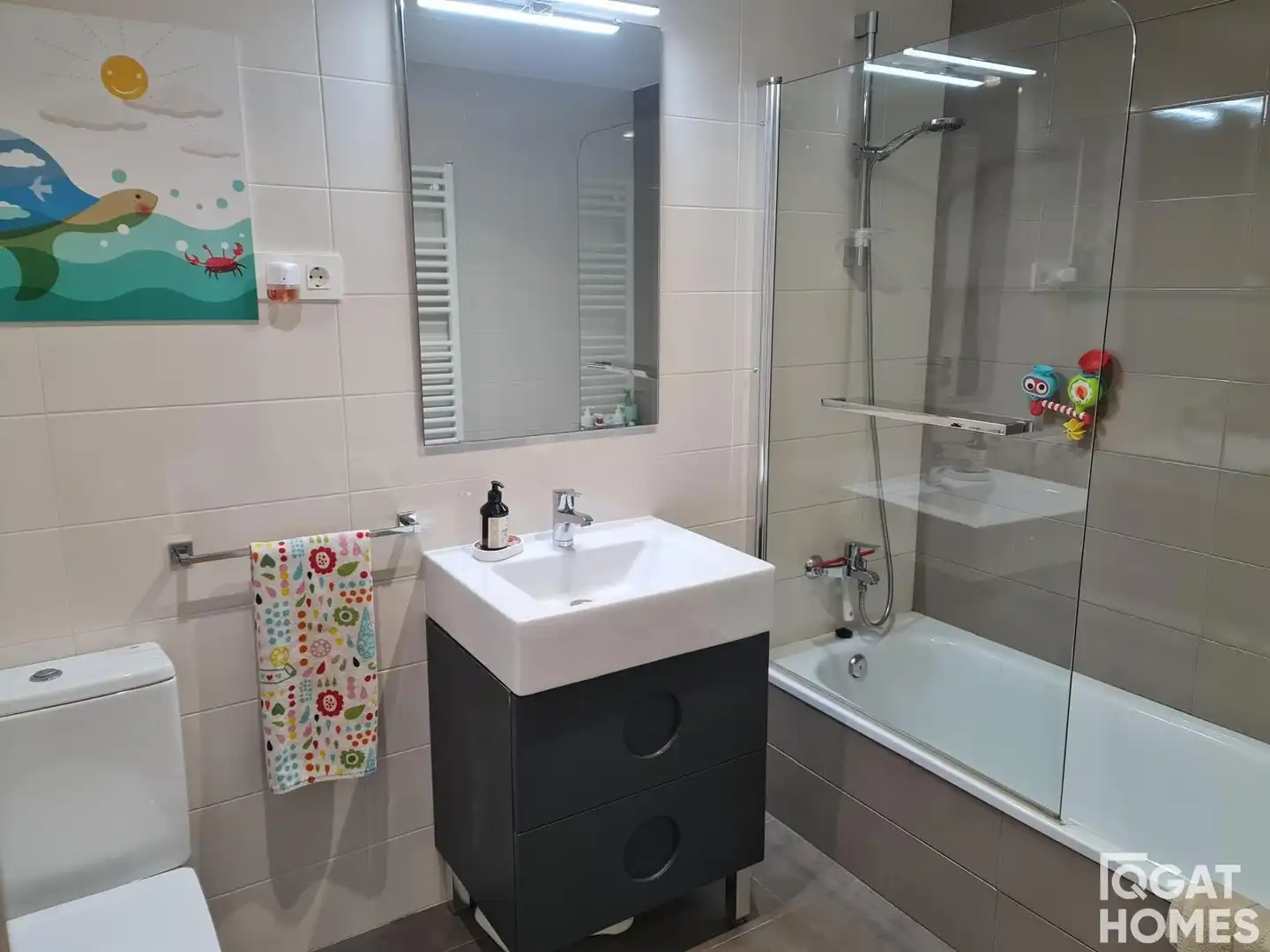 Bany de Pis de lloguer en Sant Cugat del Vallès amb Aire condicionat, Jardí privat i Terrassa