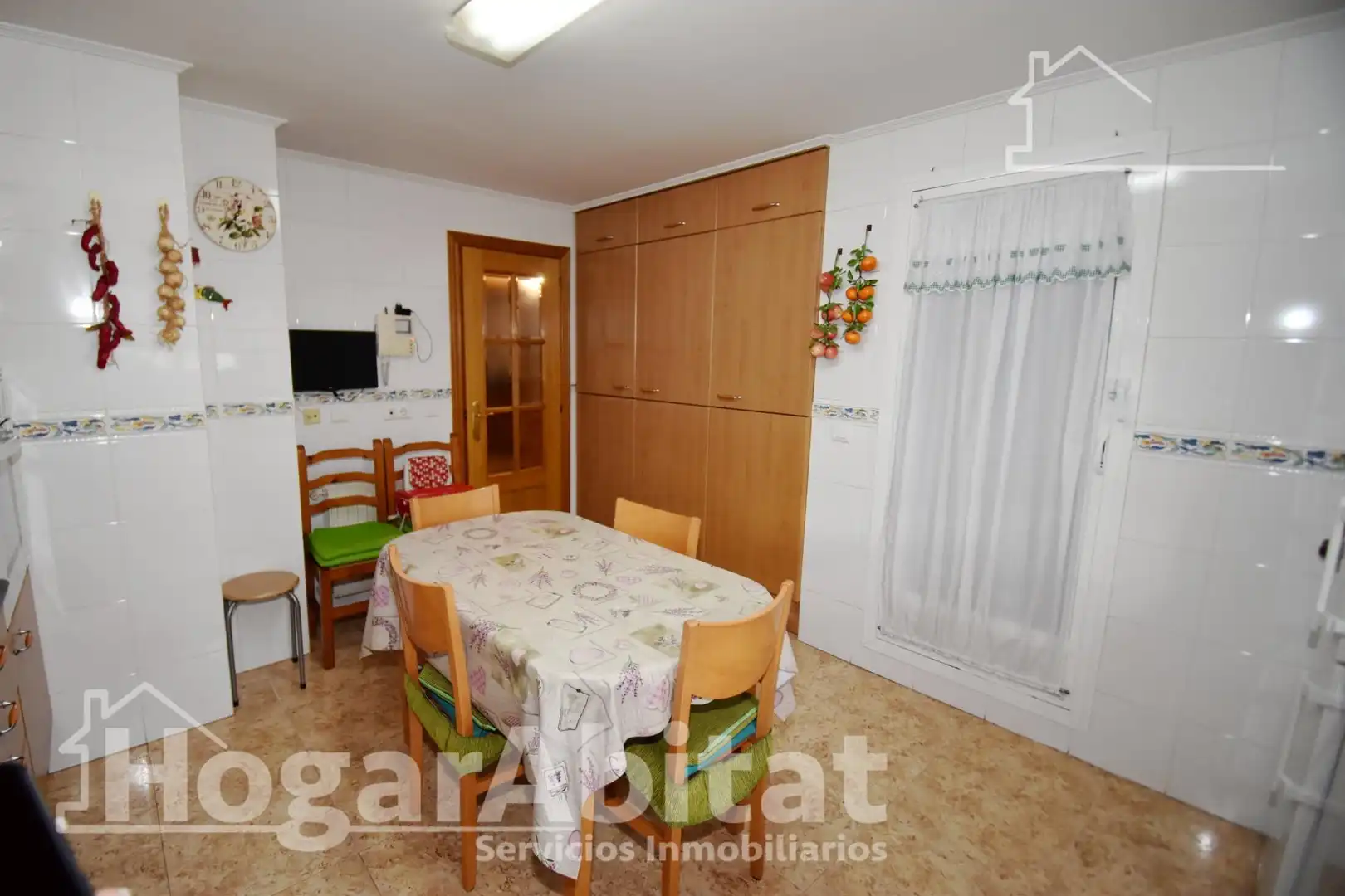 Menjador de Casa adosada en venda en Vila-real amb Aire condicionat, Calefacció i Terrassa