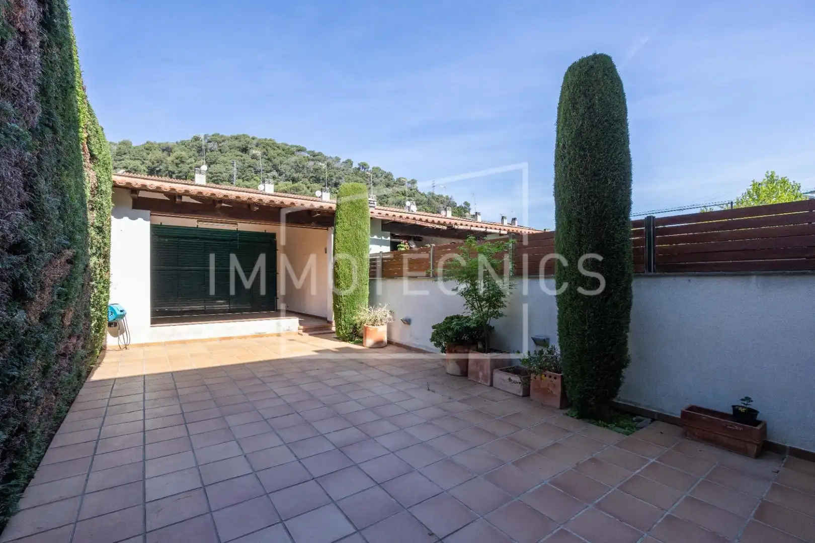 Terrasse von Einfamilien-Reihenhaus zum Verkauf in La Garriga mit Heizung und Terrasse