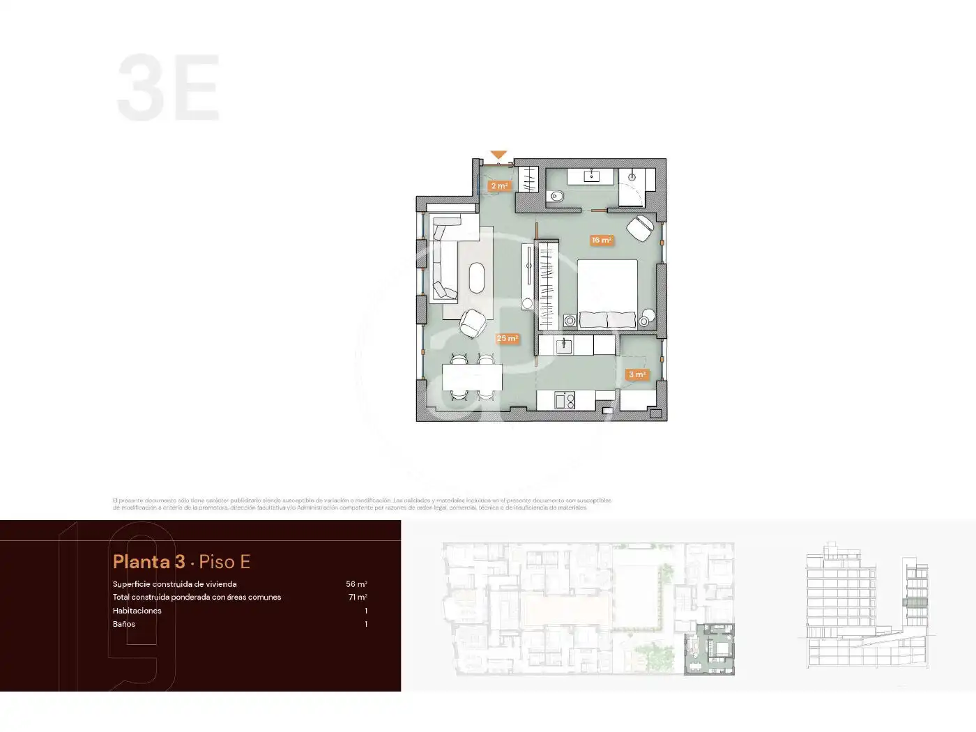 Flat for rent in P.º del Gral. Martínez Campos, 19, Almagro