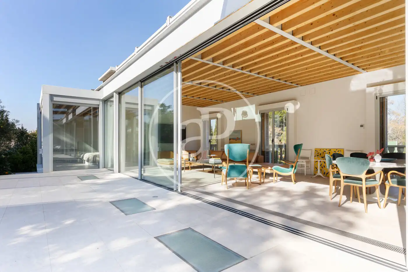 Terrace of Houses for sale in Sant Cugat del Vallès  with Air Conditioner, Heating and Private garden