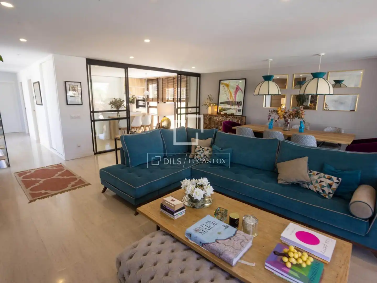 Wohnzimmer von Country house zur Miete in Majadahonda mit Klimaanlage, Heizung und Privatgarten
