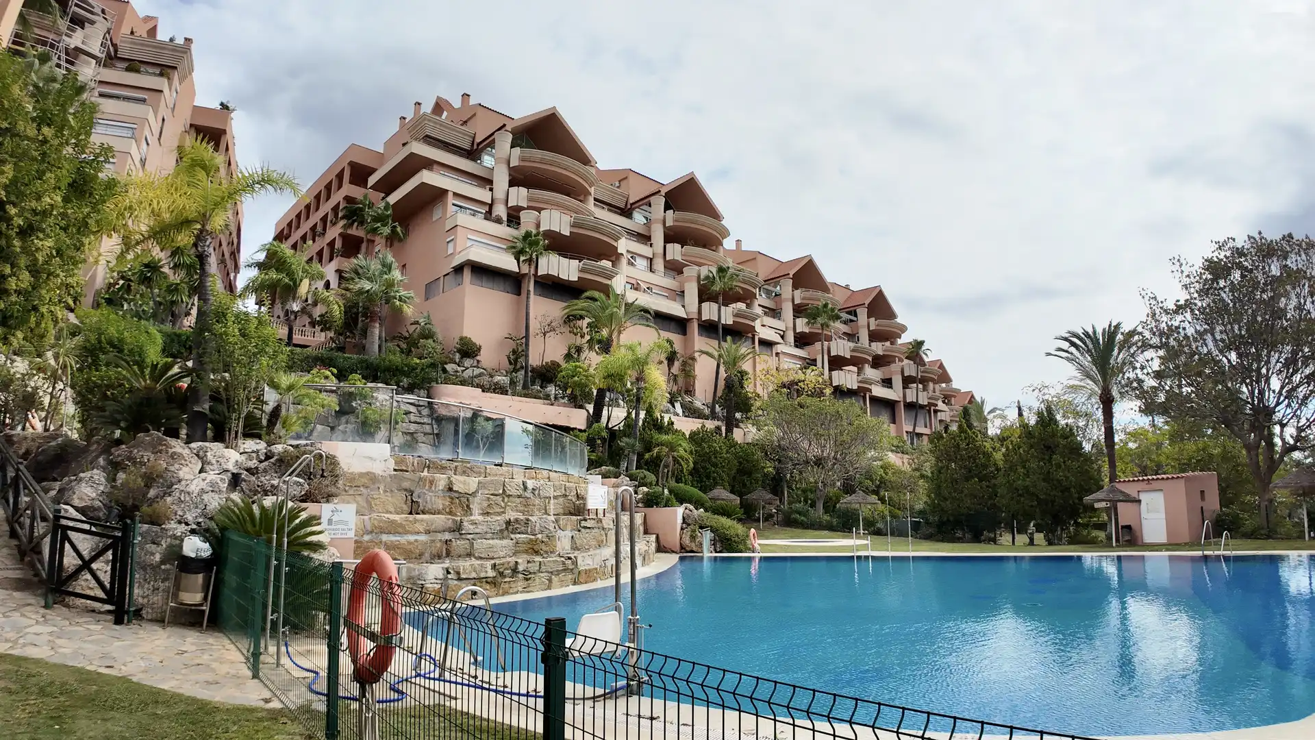 Exterior view of Flat for rent in Marbella  with Air Conditioner, Heating and Private garden