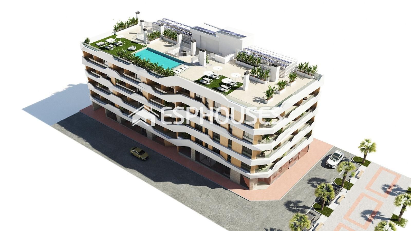 Exterior view of Apartment for sale in Guardamar del Segura  with Air Conditioner, Terrace and Balcony