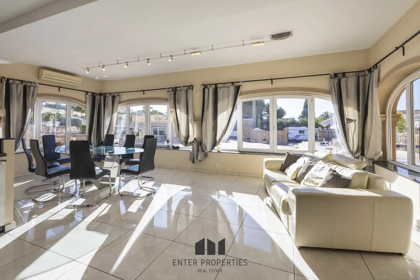 Sala de estar de Piso en venta en Moraira con Aire acondicionado, Calefacción y Piscina