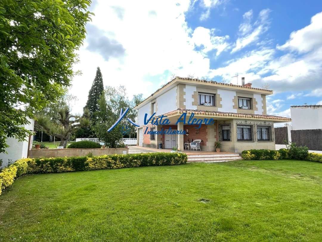 Exterior view of House or chalet for sale in Casalarreina  with Heating, Private garden and Terrace