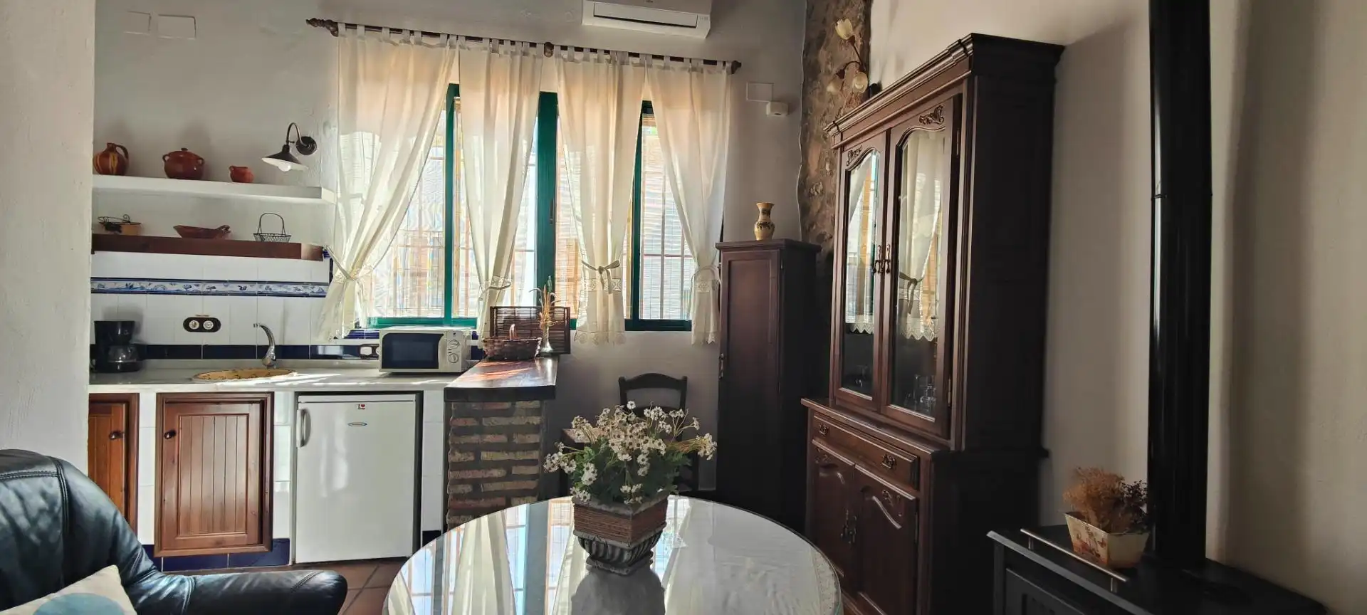 Comedor de Finca rústica en venta en La Lapa con Aire acondicionado, Jardín privado y Terraza