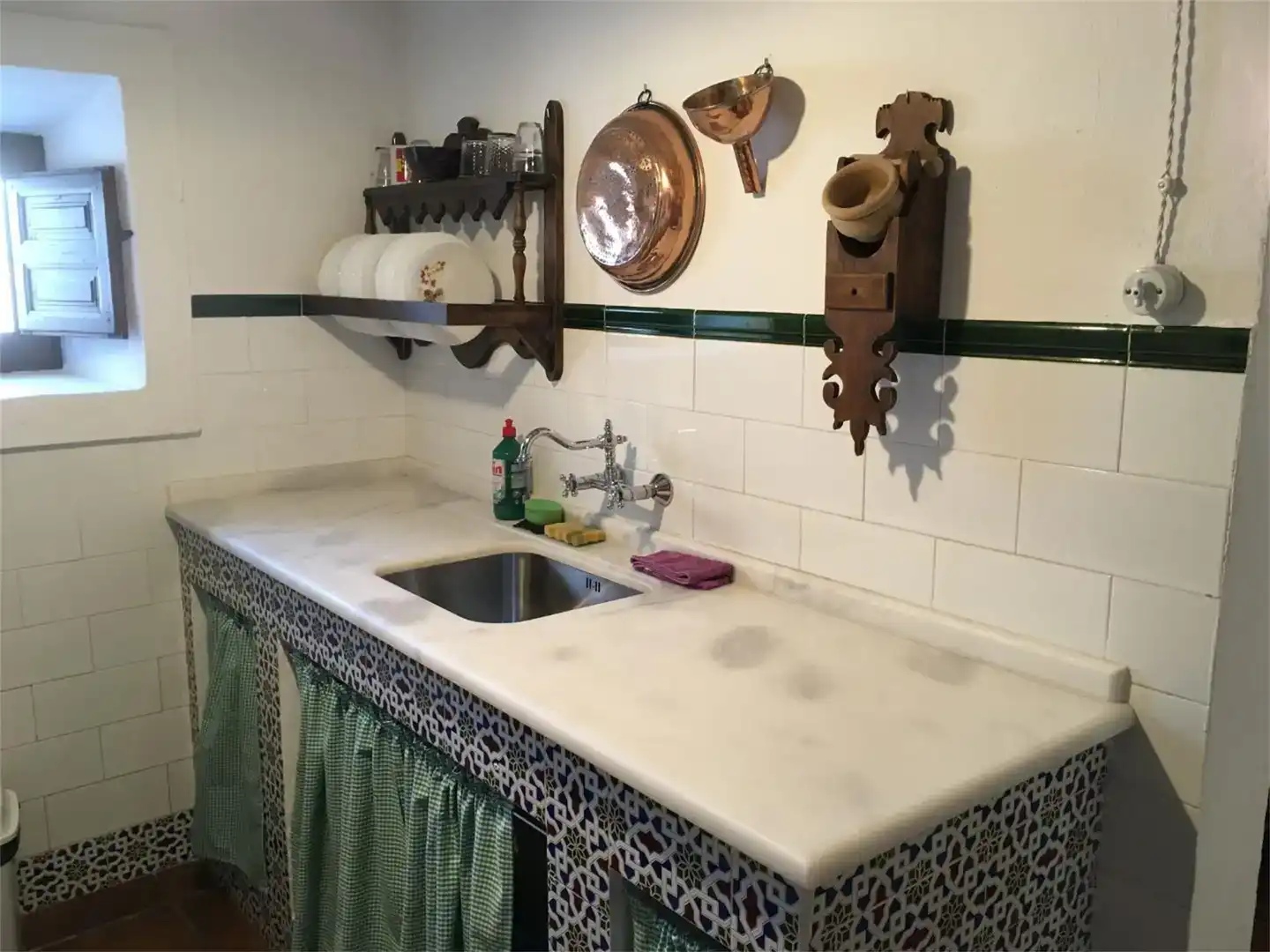 Cuina de Casa adosada de lloguer en Lucena amb Aire condicionat, Jardí privat i Traster
