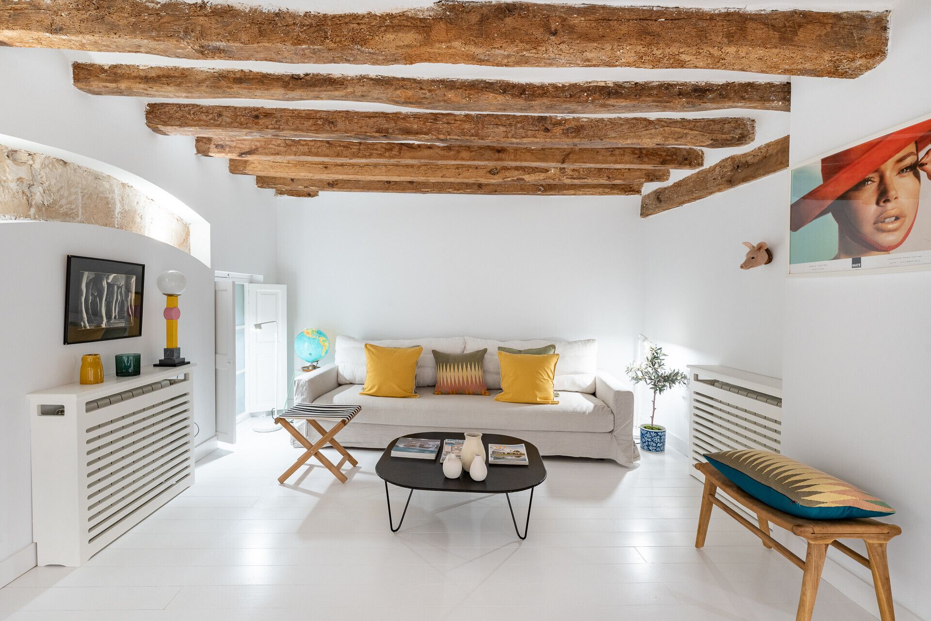 Living room of Flat for sale in  Palma de Mallorca  with Terrace and Furnished