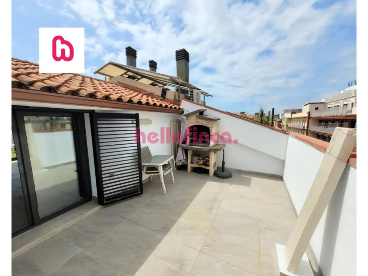 Terrace of Flat for sale in Pineda de Mar  with Heating, Parquet flooring and Terrace