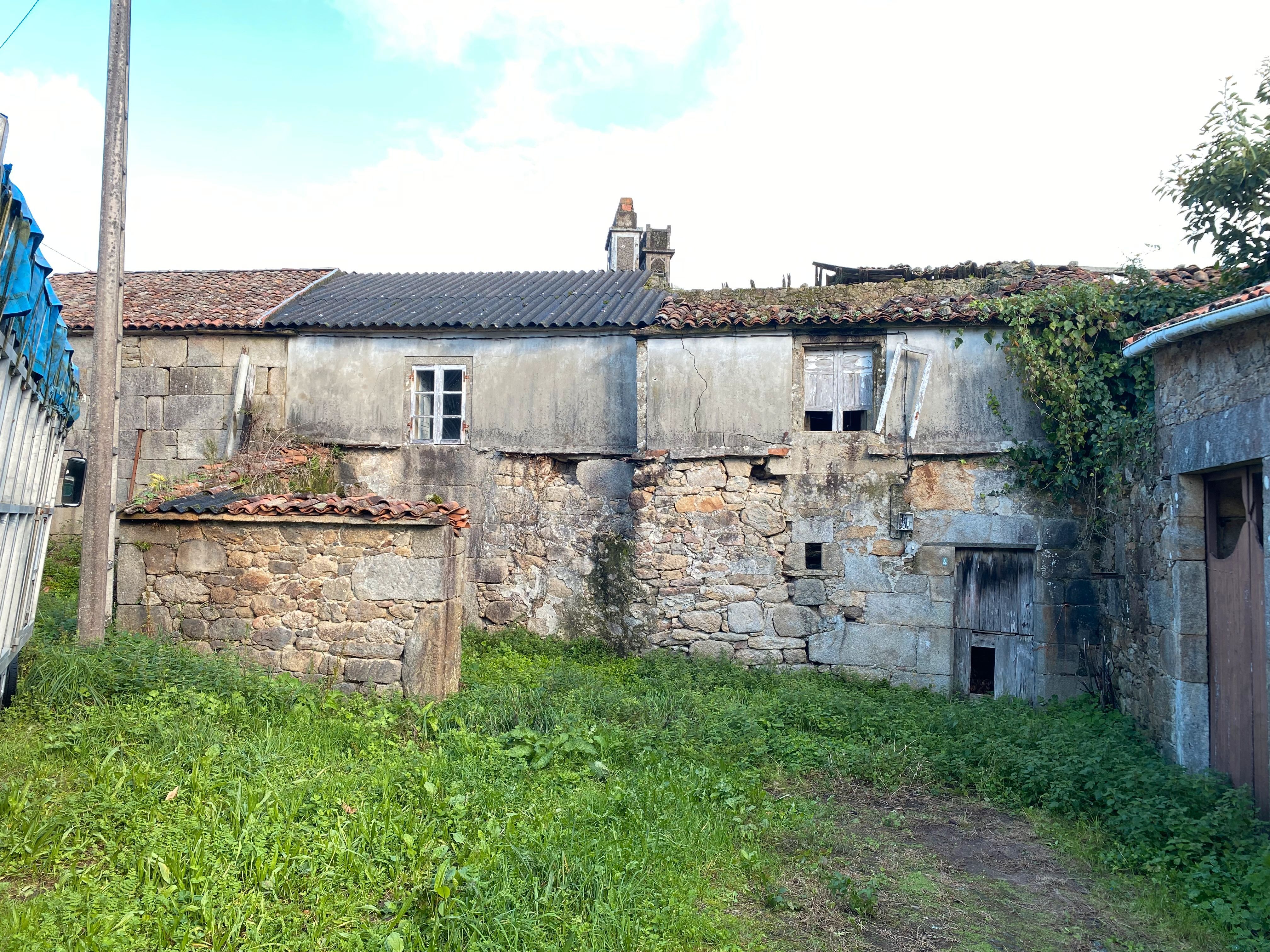 Exterior view of House or chalet for sale in Negreira  with Private garden