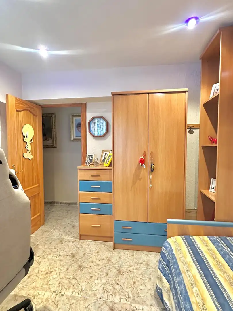 Dormitori de Pis en venda en  Palma de Mallorca amb Aire condicionat, Moblat i Balcó
