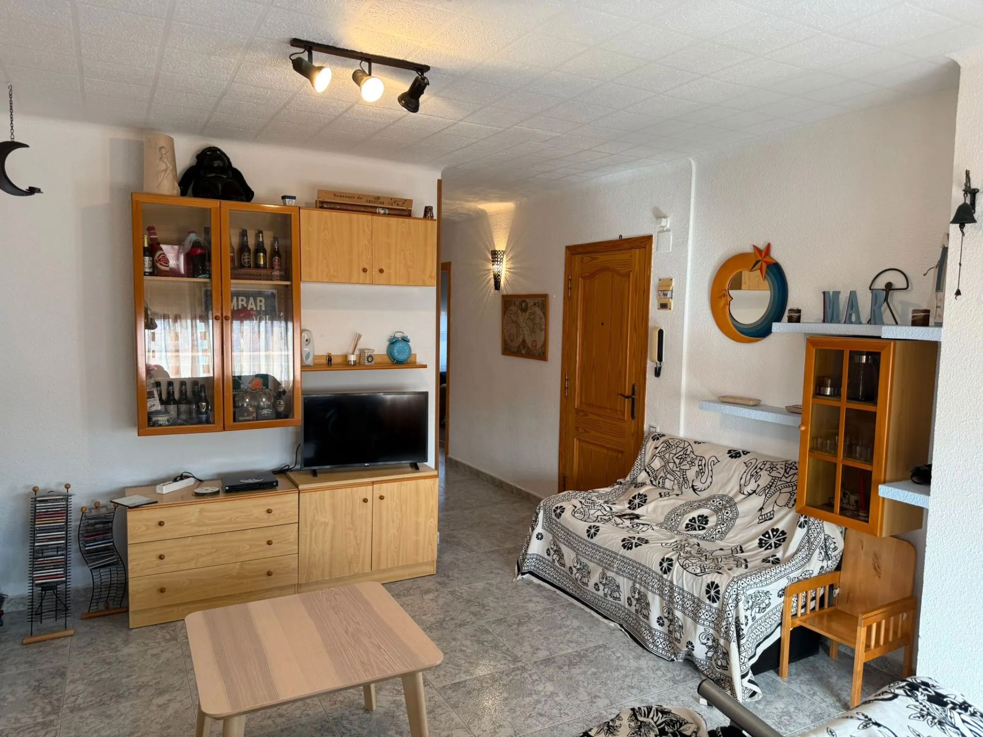 Living room of Flat for sale in Sant Carles de la Ràpita  with Storage room and Furnished