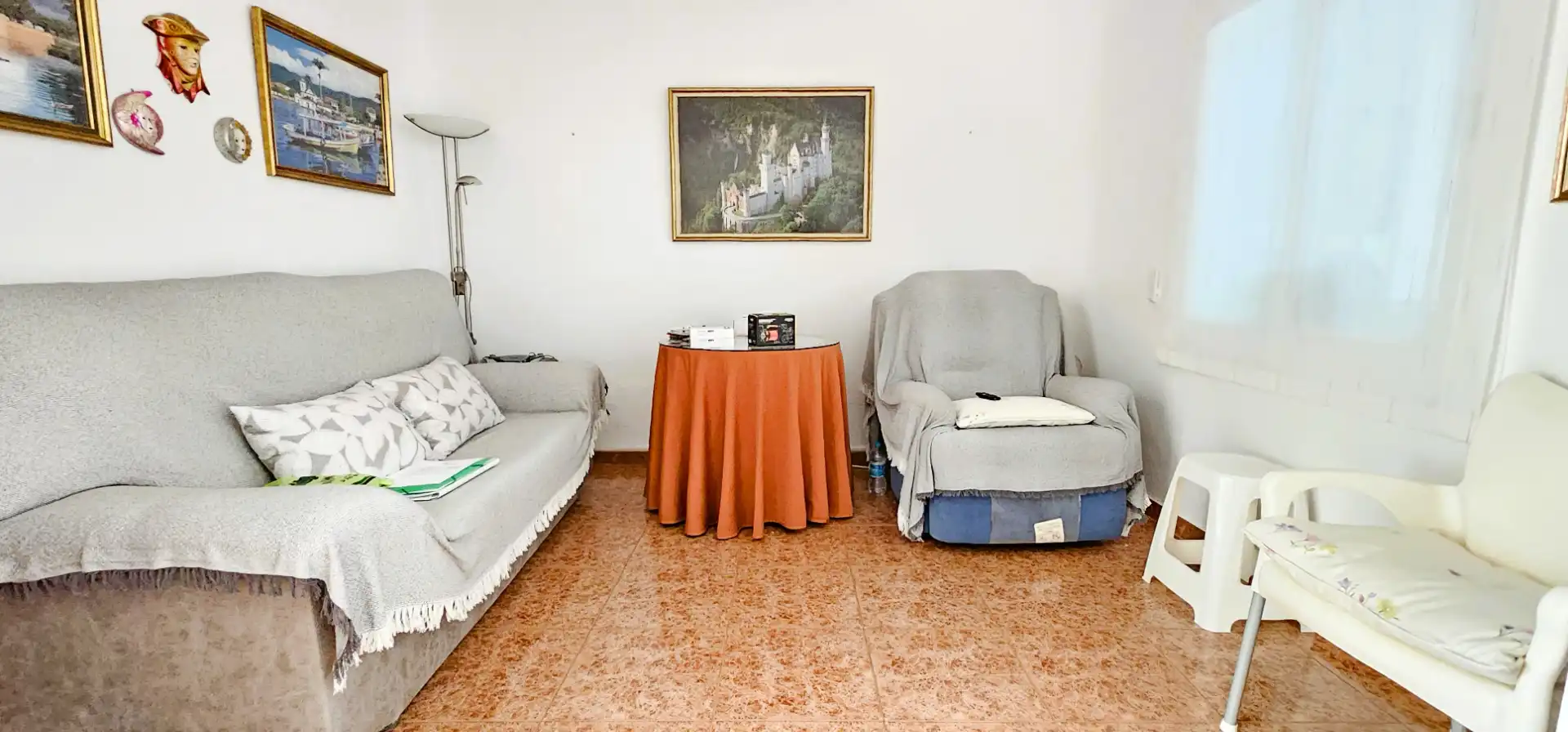 Sala d'estar de Casa o xalet en venda en Alhama de Murcia amb Aire condicionat, Terrassa i Traster