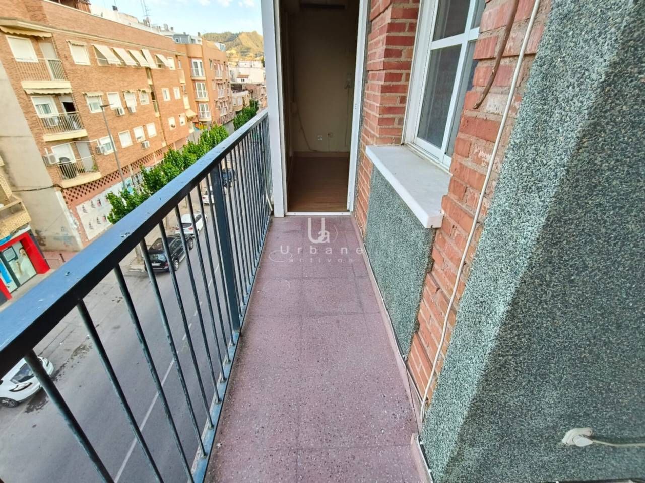 Balcony of Flat for sale in  Murcia Capital  with Air Conditioner and Parquet flooring