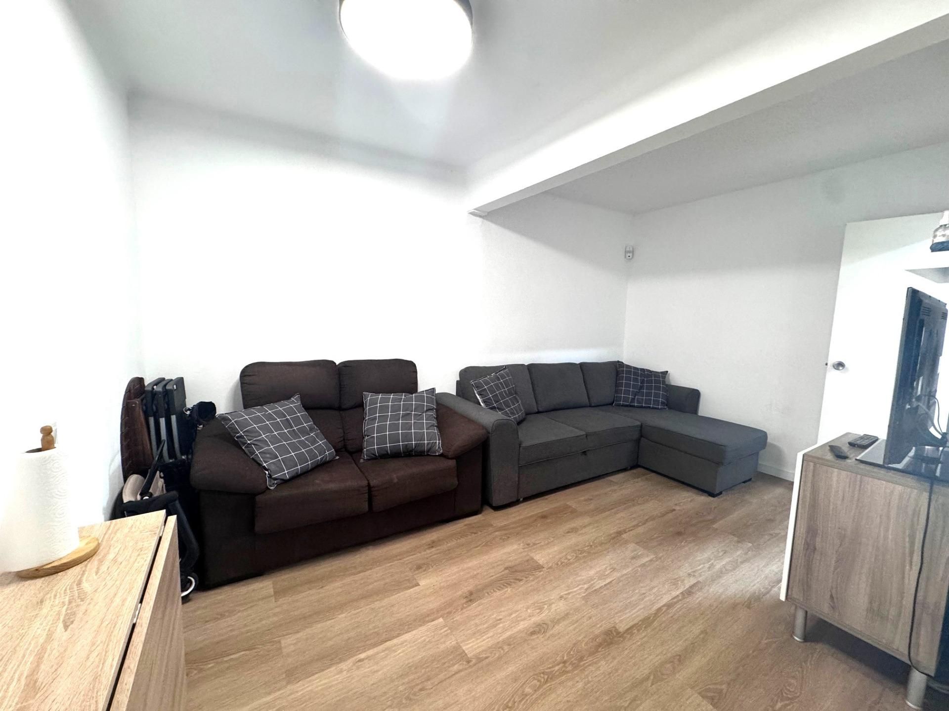 Living room of Flat for sale in Torredembarra  with Air Conditioner, Parquet flooring and Terrace