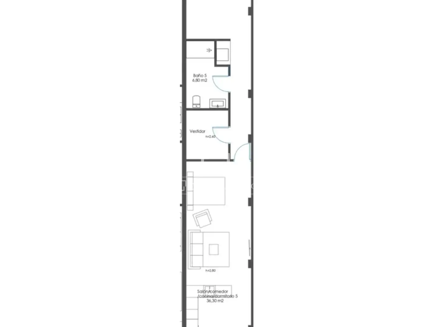 Flat for sale in Valencia  with Air Conditioner, Heating and Terrace