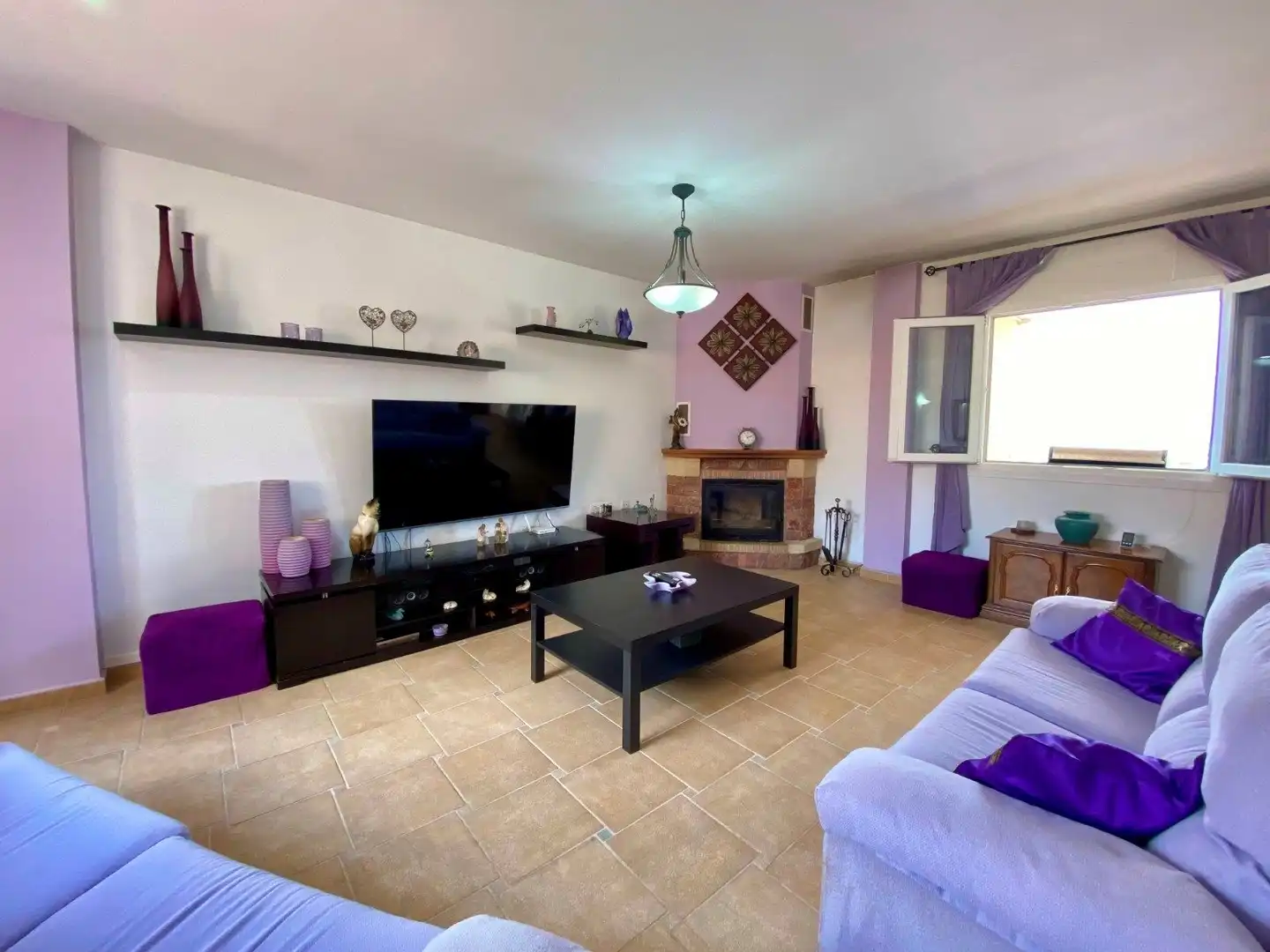 Sala de estar de Casa o chalet en venta en Almoradí con Jardín privado, Terraza y Piscina