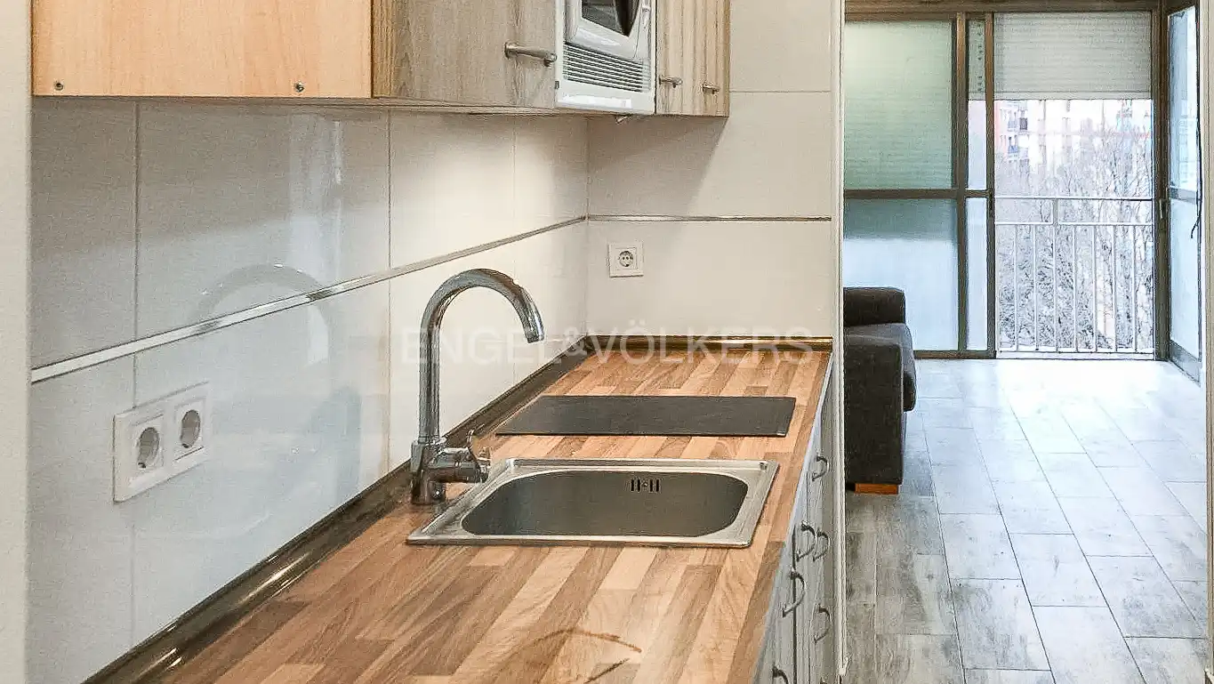 Cocina de Piso en venta en Barcelona con Aire acondicionado, Calefacción y Terraza
