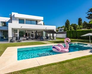 Swimming pool of House or chalet for sale in Estepona  with Air Conditioner, Private garden and Terrace