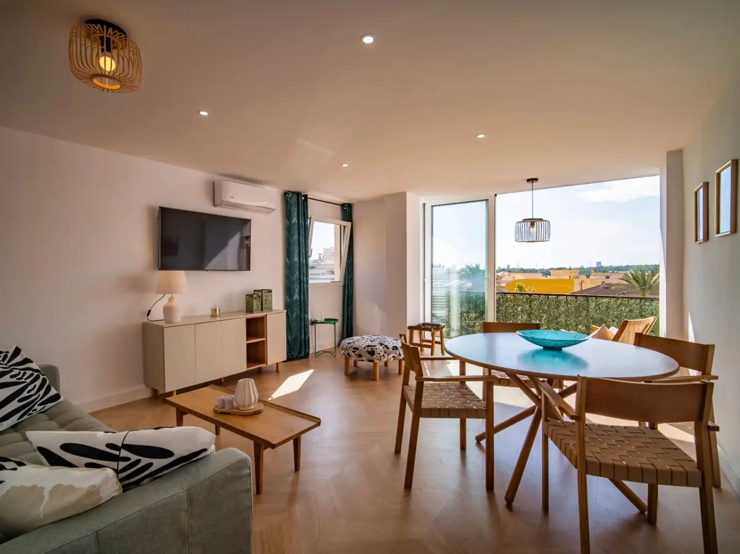 Sala d'estar de Apartament en venda en L'Alfàs del Pi amb Moblat