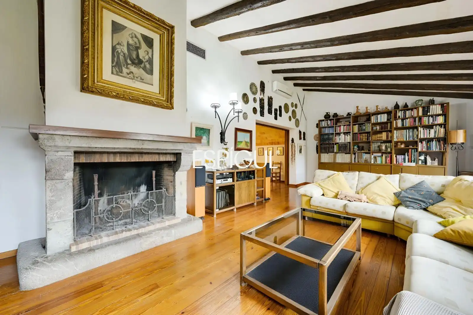 Sala de estar de Casa o chalet en venta en Torroella de Montgrí con Calefacción, Terraza y Piscina