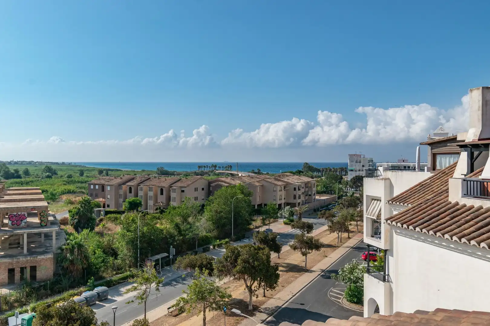 Exterior view of Flat for sale in Salobreña  with Private garden, Terrace and Furnished