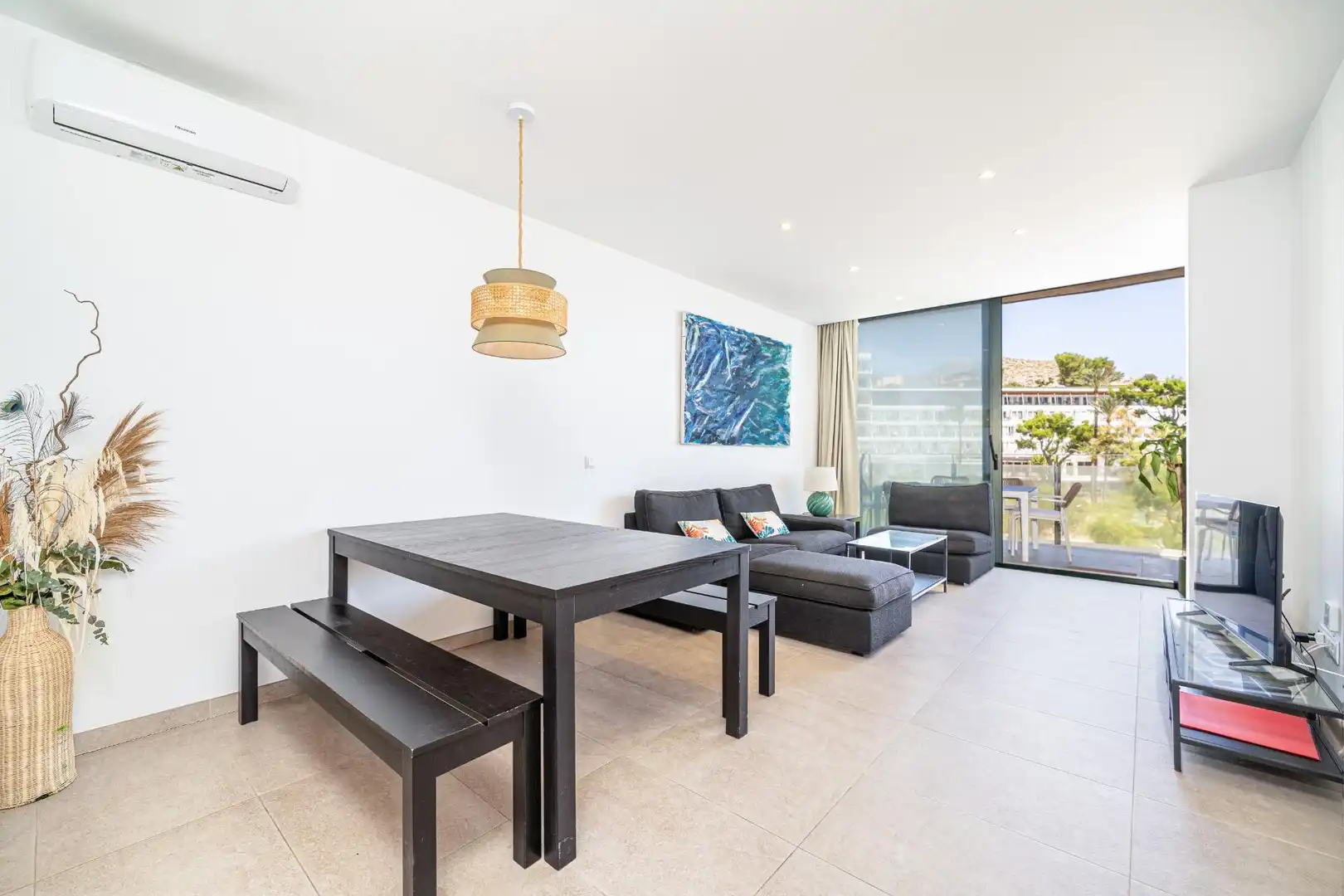 Living room of Apartments for sale in Pollença  with Private garden, Terrace and Furnished