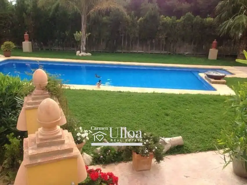 Piscina de Casa o xalet en venda en Alicante / Alacant amb Jardí privat, Terrassa i Traster