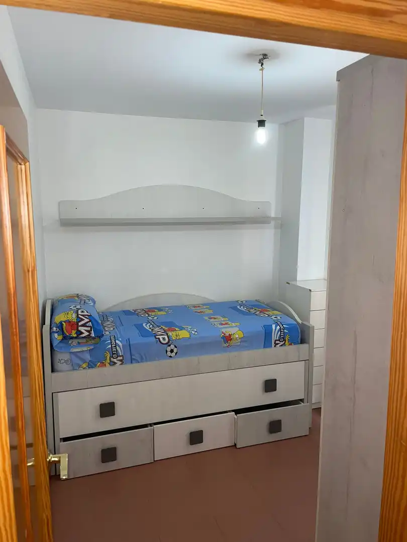 Bedroom of Flat for sale in El Ejido  with Air Conditioner, Terrace and Furnished