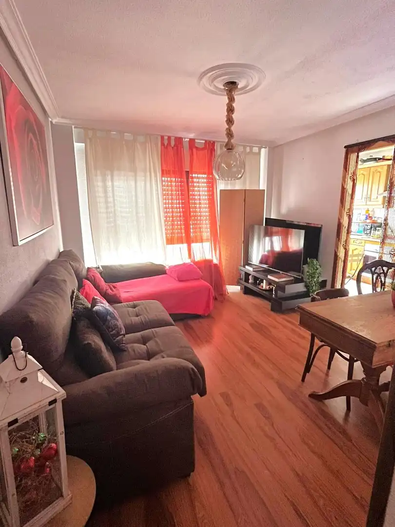 Sala de estar de Piso en venta en Oviedo  con Calefacción y Amueblado