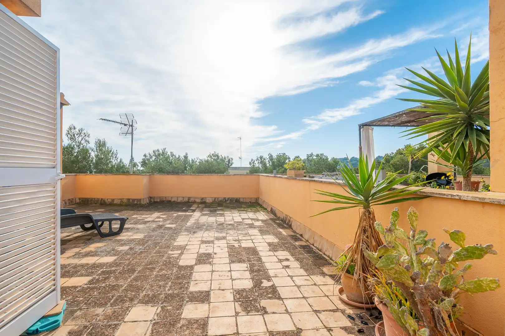 Terraza de Casa adosada en venta en  Palma de Mallorca con Aire acondicionado, Calefacción y Jardín privado
