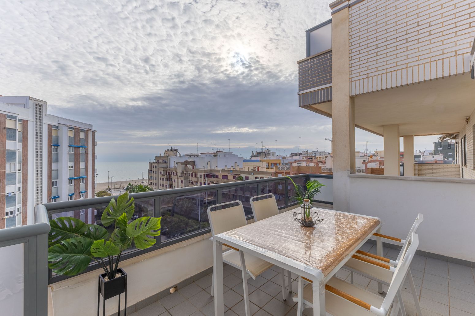 Terrace of Flat for sale in Sagunto / Sagunt  with Air Conditioner, Heating and Balcony