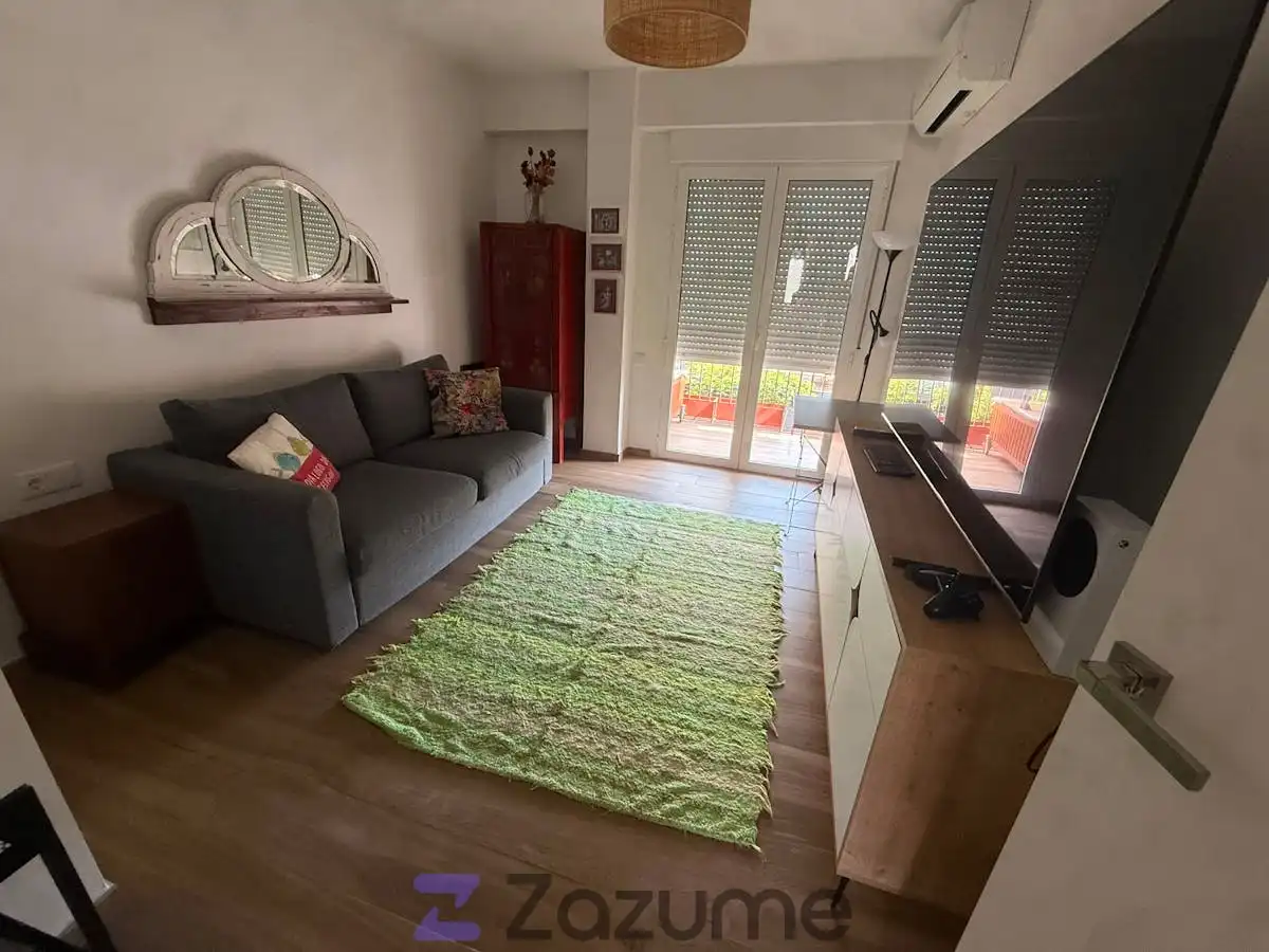 Living room of Flat for rent in Alicante / Alacant  with Air Conditioner, Terrace and Furnished