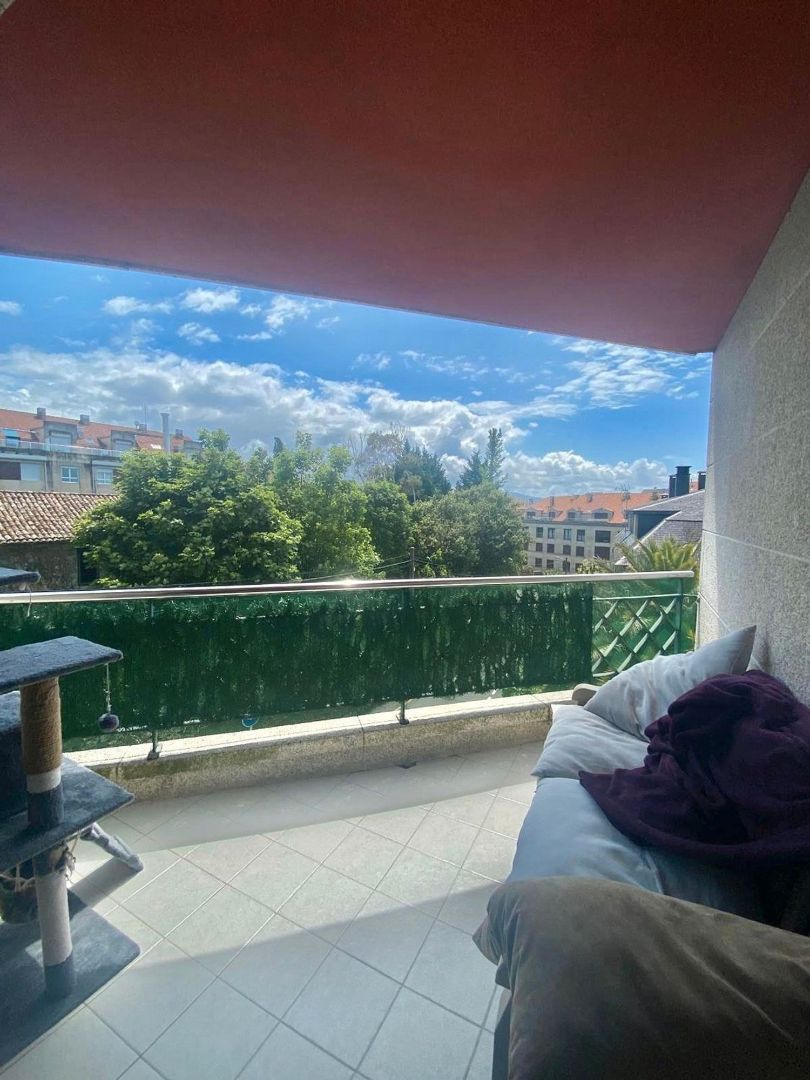 Terrace of Flat for sale in Sanxenxo  with Heating, Parquet flooring and Terrace