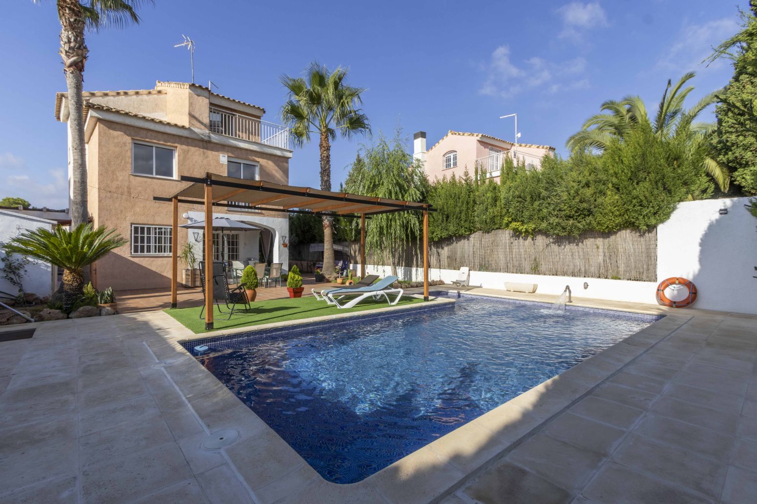 Piscina de Casa o xalet en venda en Náquera amb Aire condicionat, Jardí privat i Terrassa