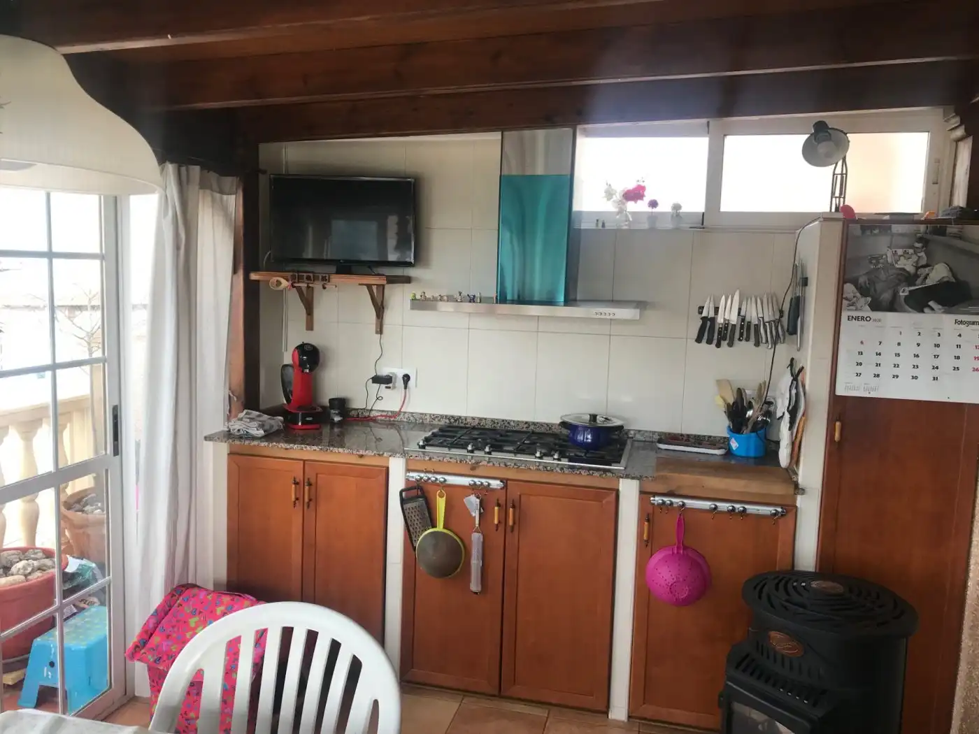 Cuina de Dúplex en venda en Águilas amb Jardí privat, Terrassa i Moblat