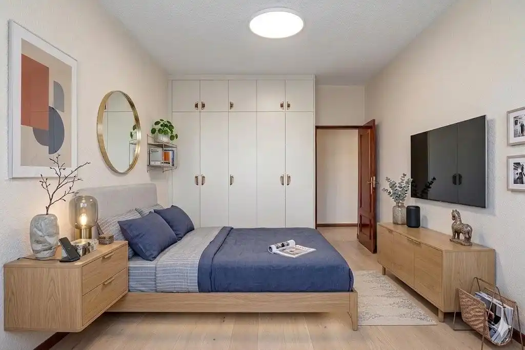 Bedroom of Flat for sale in Madrid  with Heating